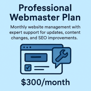 Professional Webmaster Plan