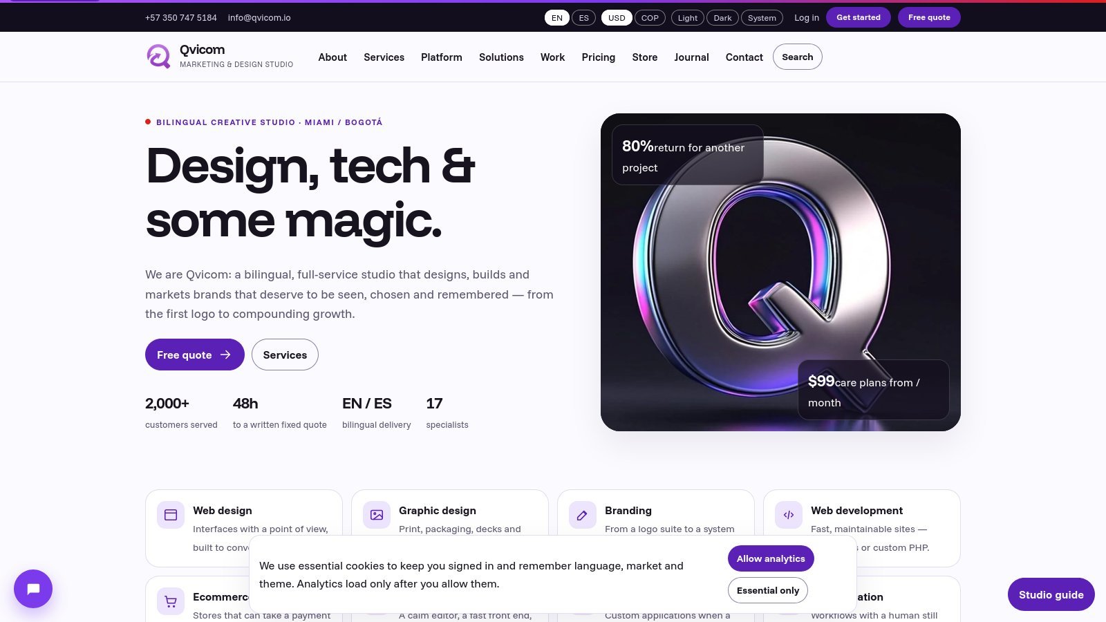 Qvicom Marketing & Design Studio